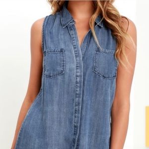Lulus Chambray Tank - M